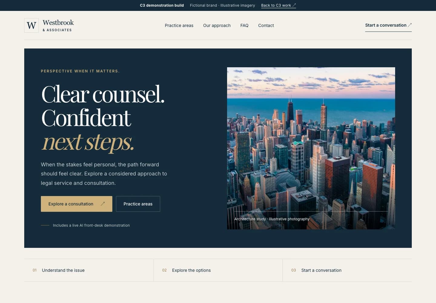 Law firm demo site actual demonstration website